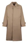 Mackintosh Cotton Trench Coat In Brown