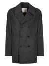 Mackintosh Dalton Wool And Cashmere-blend Peacoat