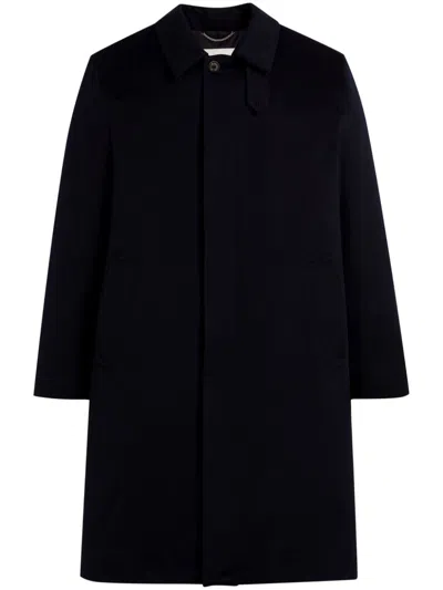 Mackintosh Dunkeld Cashmere Coat In Blue