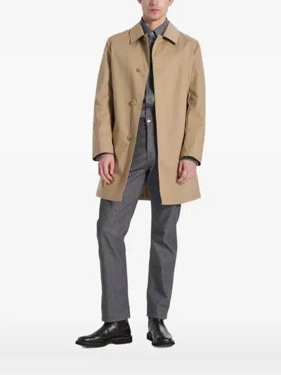 Mackintosh Dunoon Raincoat In Brown