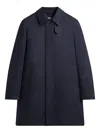 Mackintosh Dunoon Raincoat In Blue