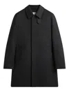 Mackintosh Dunoon Raincoat In Black