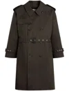 Mackintosh Earlston Trench Coat In Brown