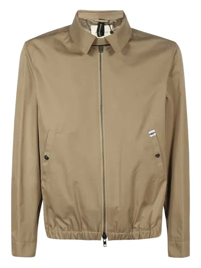 MACKINTOSH ELASTICATED-BOTTOM FULL-ZIP JACKET
