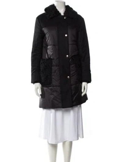 Pre-owned Mackintosh Faux Fur Coat In Black