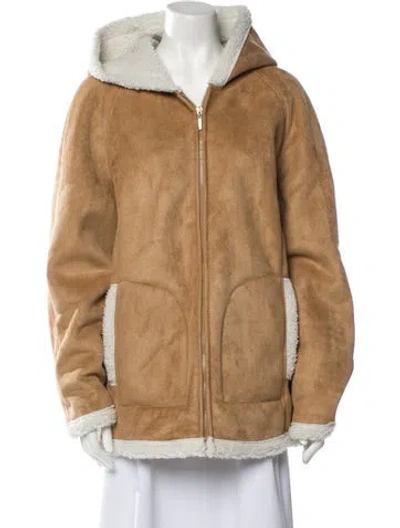 Pre-owned Mackintosh Faux Fur Coat In Neutral