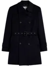 Mackintosh Fetlar Trench Coat In Blue