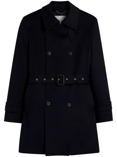Mackintosh Fetlar Trench Coat In Blue