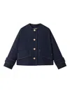 Mackintosh Humbie Button-front Cropped Jacket