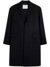 Mackintosh Humbie Chester Wool Coat In Blue