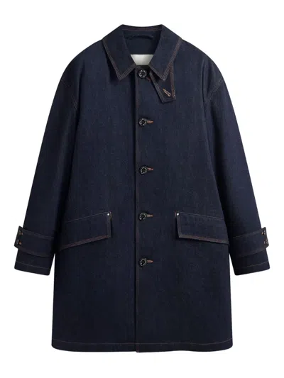 Mackintosh Humbie Coat In Blue