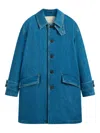 Mackintosh Humbie Coat In Blue