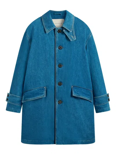 Mackintosh Humbie Coat In Blue