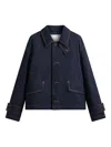 Mackintosh Humbie Denim Button-up Jacket In Blue