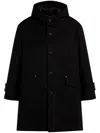 Mackintosh Humbie Hooded Coat In Black