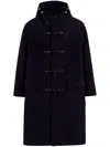 Mackintosh Kilmarnock Hooded Coat In Blau