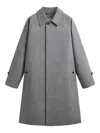 Mackintosh Lauder Coat In Gray