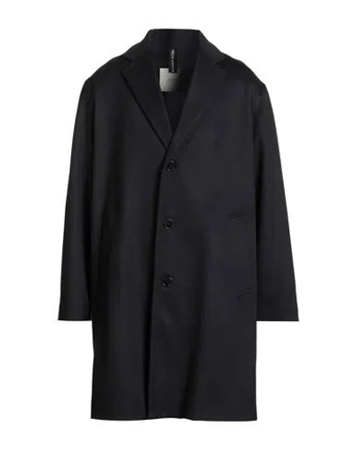 Mackintosh Man Coat Navy Size 36 Wool, Cashmere In Black