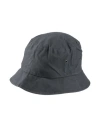 Mackintosh Man Hat Charcoal Size L/xl Cotton In Black