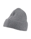 Mackintosh Man Hat Grey Size Onesize Recycled Cashmere In Gray