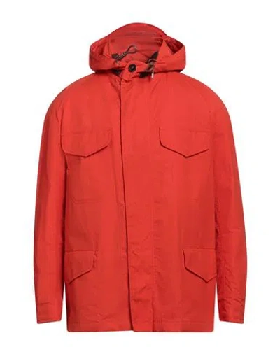 Mackintosh Man Jacket Rust Size M Cotton In Red
