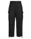 Mackintosh Man Pants Charcoal Size L Virgin Wool In Gray