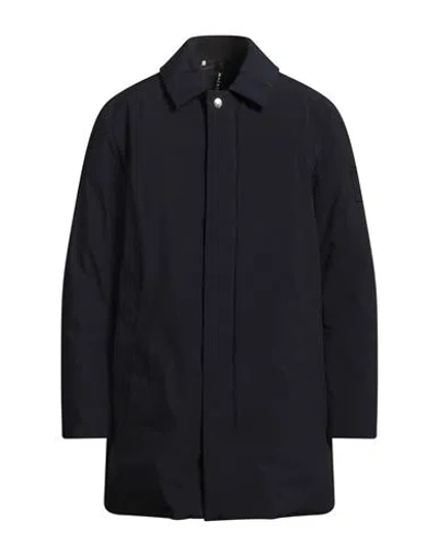 Mackintosh Man Puffer Navy Size Xl Recycled Polyethylene, Polyethylene In Blue