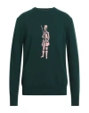 Mackintosh Man Sweater Dark Green Size Xl Merino Wool, Cashmere In Green