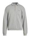 Mackintosh Man Sweatshirt Grey Size L Organic Cotton In Gray