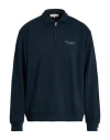Mackintosh Man Sweatshirt Midnight Blue Size L Organic Cotton In Blue