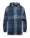 Mackintosh Man Sweatshirt Navy Size L Cotton, Polyamide In Navy Blue