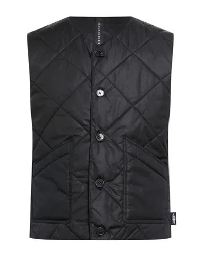 MACKINTOSH MACKINTOSH MAN VEST BLACK SIZE XL NYLON