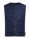 Mackintosh Man Vest Navy Size L Nylon In Blue