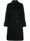 Mackintosh Muirkirk Belted Trench Coat In Black