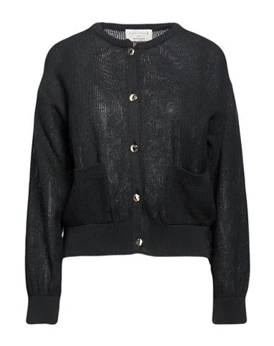 Mackintosh Mxb042 Woman Cardigan Black Size 0 Washi (japanese Paper), Rayon In Blue