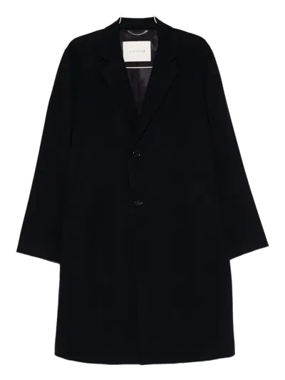Mackintosh New Stanley Single-breasted Coat In Black