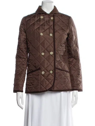 Pre-owned Mackintosh Printed Utility Jacket In Brown
