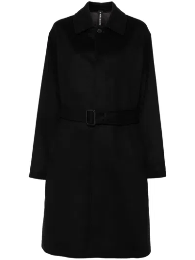 Mackintosh Renton Coat In Black