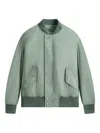 Mackintosh Saughtree Lightweight Bomber Jacket In Green