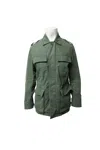 Mackintosh Skite Field Jacket In Green Cotton In Green