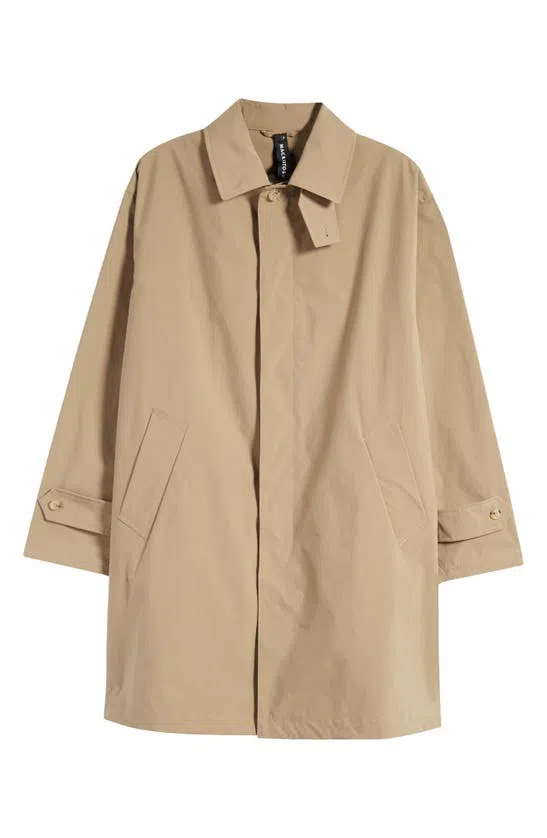 Mackintosh Mistbreaker zip-front rain coat - Black