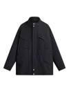 Mackintosh Southdean Utility Jacket In Blue