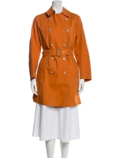 Pre-owned Mackintosh Trench Coat In Orange
