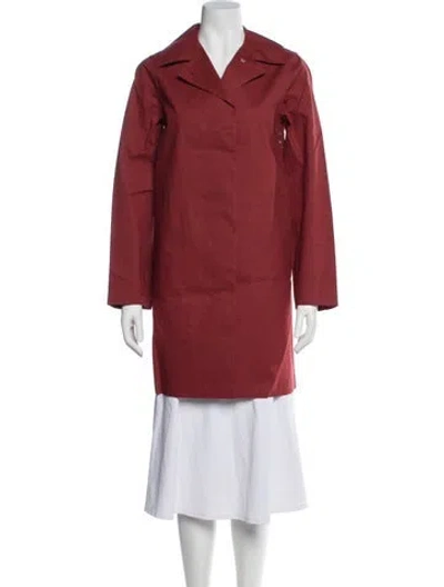 Pre-owned Mackintosh Trench Coat In Red
