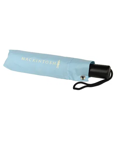 Mackintosh Umbrella With Logo In Blue
