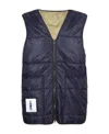 Mackintosh V-collar Vest In Black