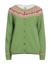 Mackintosh Woman Cardigan Light Green Size L Lambswool In Green