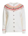 Mackintosh Woman Cardigan White Size L Lambswool In White