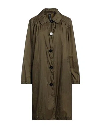Mackintosh Woman Overcoat & Trench Coat Dark Green Size 8 Polyamide