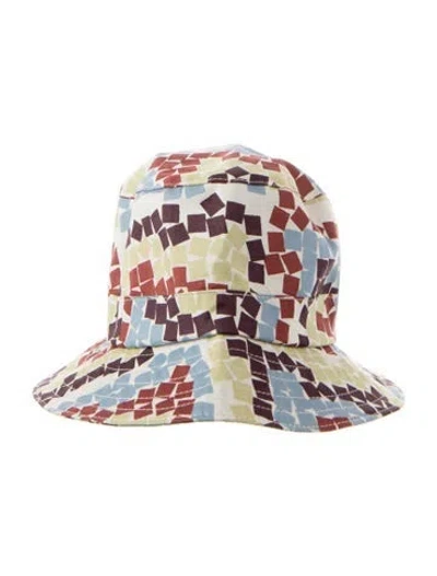 Pre-owned Mackintosh Women's Cotton Bucket Hat In Green
